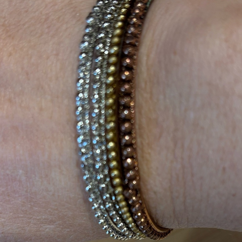 Elegant Multi-Color Bracelet 4 inches large Statement all